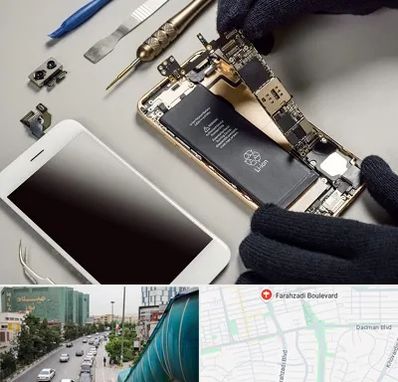 تعمیرات اپل در بلوار فرحزادی