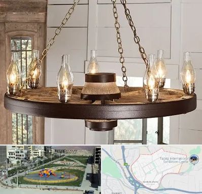 فروشگاه لوستر در مرزداران تبریز