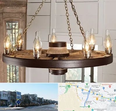 فروشگاه لوستر در شریعتی مشهد