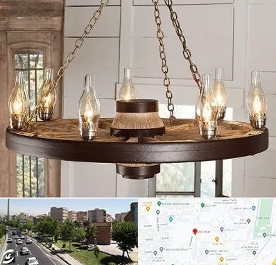 فروشگاه لوستر در شهرک آزمایش 