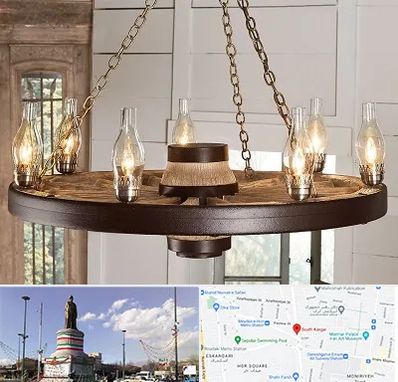 فروشگاه لوستر در کارگر جنوبی 