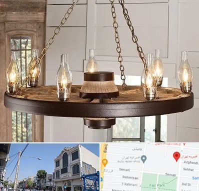 فروشگاه لوستر در افسریه 