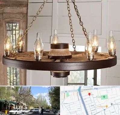 فروشگاه لوستر در کوی فیروز تبریز