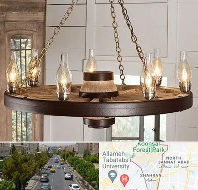 فروشگاه لوستر در شهران 