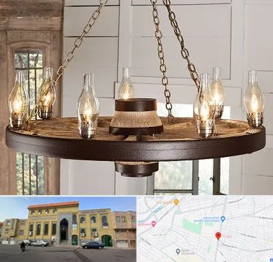 فروشگاه لوستر در زنبیل آباد قم