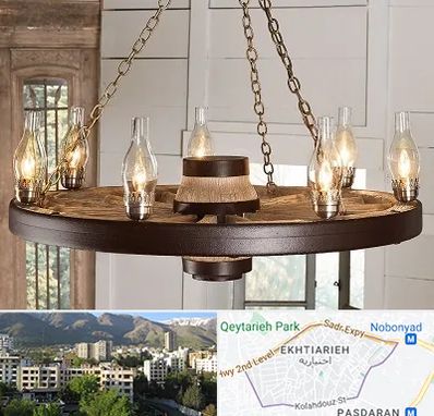 فروشگاه لوستر در اختیاریه 