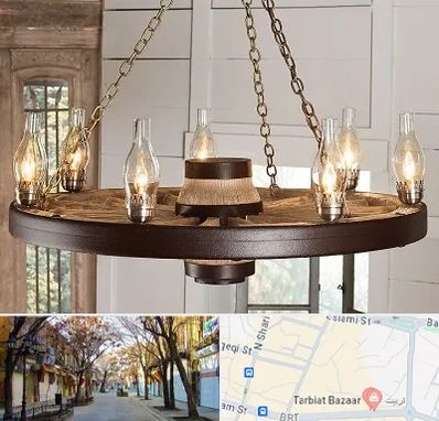 فروشگاه لوستر در تربیت تبریز