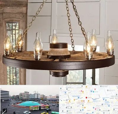 فروشگاه لوستر در میدان انقلاب 