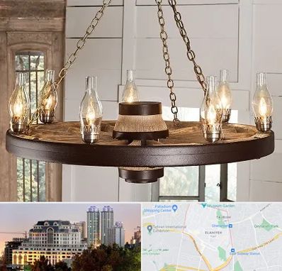 فروشگاه لوستر در فرشته 