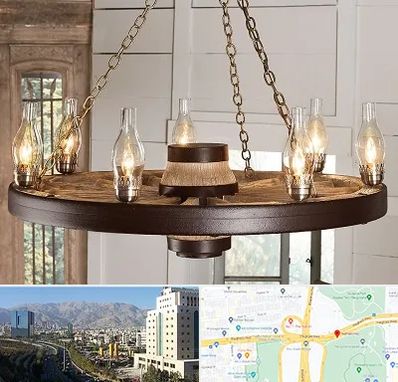 فروشگاه لوستر در حقانی 