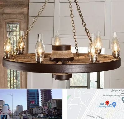 فروشگاه لوستر در چهارراه طالقانی کرج