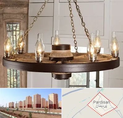 فروشگاه لوستر در پردیسان قم