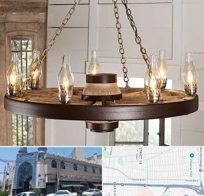 فروشگاه لوستر در بلوار ابوذر