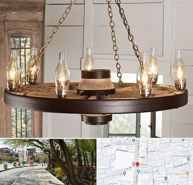 فروشگاه لوستر در خیابان توحید اصفهان