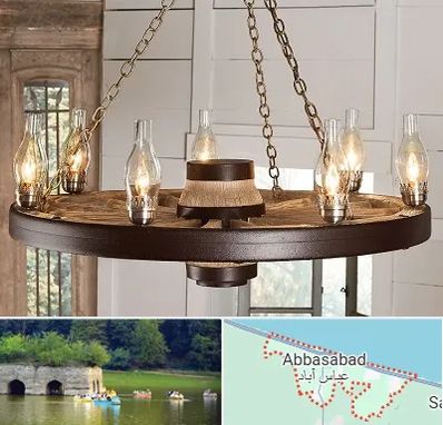 فروشگاه لوستر در عباس آباد