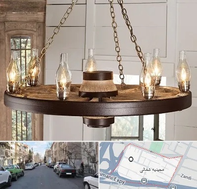 فروشگاه لوستر در مجیدیه شمالی