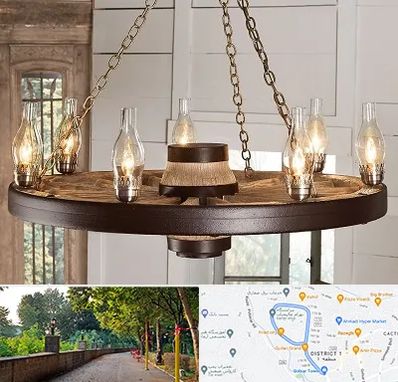 فروشگاه لوستر در بلوار گیلان رشت