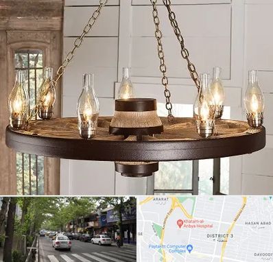 فروشگاه لوستر در ظفر 