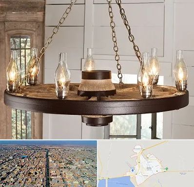 فروشگاه لوستر در بندر ماهشهر