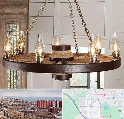 فروشگاه لوستر در سهند تبریز