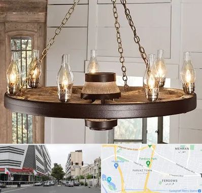 فروشگاه لوستر در بلوار فردوس 