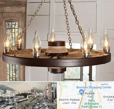 فروشگاه لوستر در پونک 