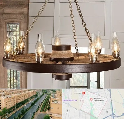 فروشگاه لوستر در فاز سه اندیشه