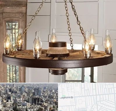 فروشگاه لوستر در جیحون