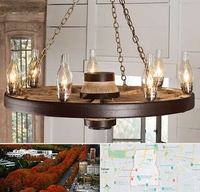 فروشگاه لوستر در منطقه 6 تهران 