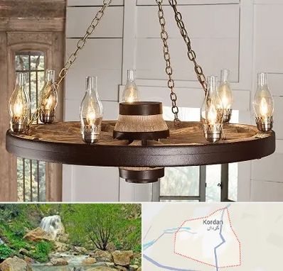 فروشگاه لوستر در کردان