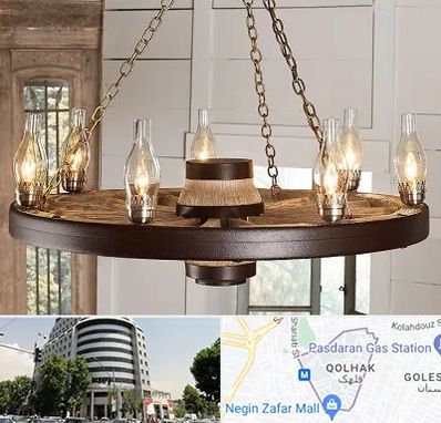 فروشگاه لوستر در قلهک 