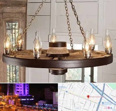 فروشگاه لوستر در آبرسان تبریز