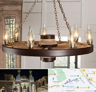 فروشگاه لوستر در زرگری شیراز