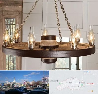 فروشگاه لوستر در ماهدشت کرج 