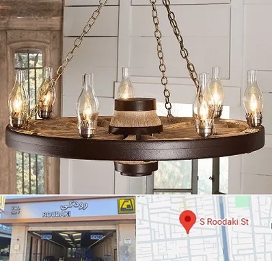 فروشگاه لوستر در رودکی