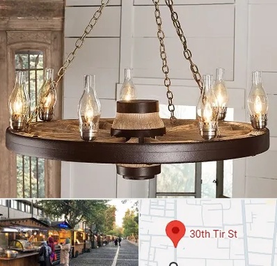 فروشگاه لوستر در سی تیر