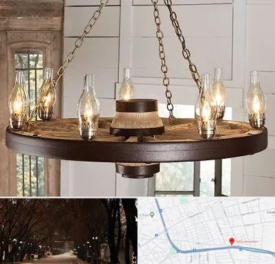 فروشگاه لوستر در ابوریحان تبریز