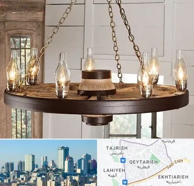 فروشگاه لوستر در قیطریه 