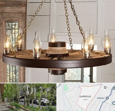 فروشگاه لوستر در دروس