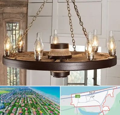 فروشگاه لوستر در نور