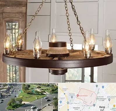 فروشگاه لوستر در شاهین ویلا کرج