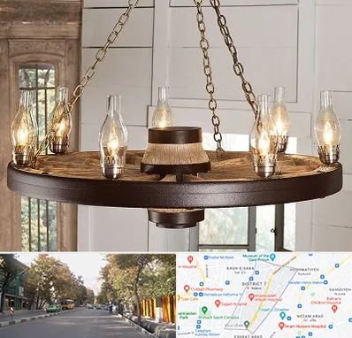 فروشگاه لوستر در شریعتی 