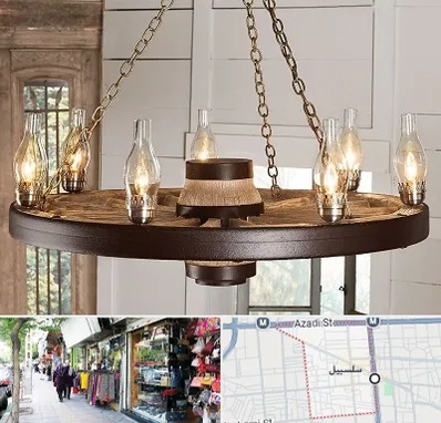 فروشگاه لوستر در سلسبیل