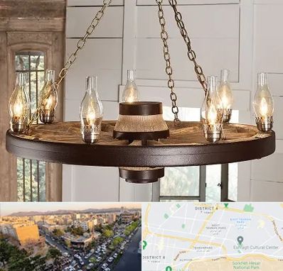 فروشگاه لوستر در تهرانپارس 