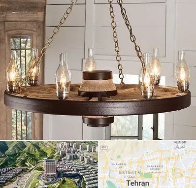 فروشگاه لوستر در شمال تهران 