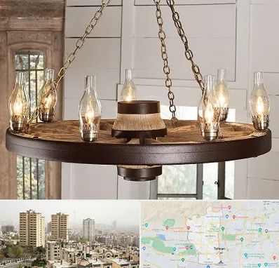 فروشگاه لوستر در منطقه 5 تهران 