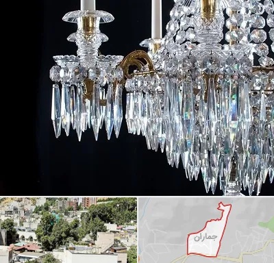 لوستر فروشی در جماران