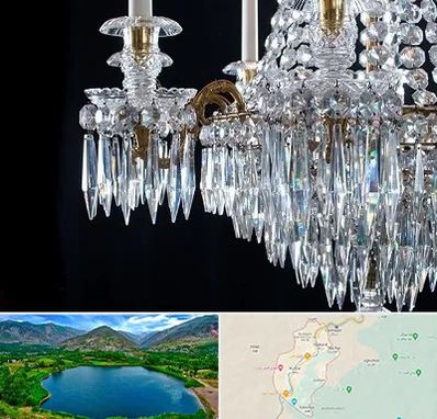 لوستر فروشی در رودبار