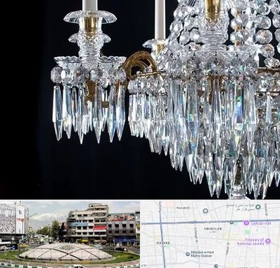 لوستر فروشی در مرکز تهران