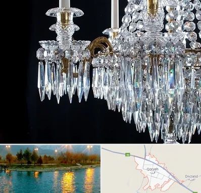 لوستر فروشی در قروه